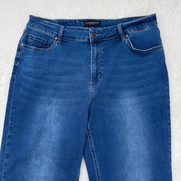 Flying Banana Jeans Women’s 16S Denim Medium Wash 5-Pocket‎ Straight Casual - Picture 2 of 11